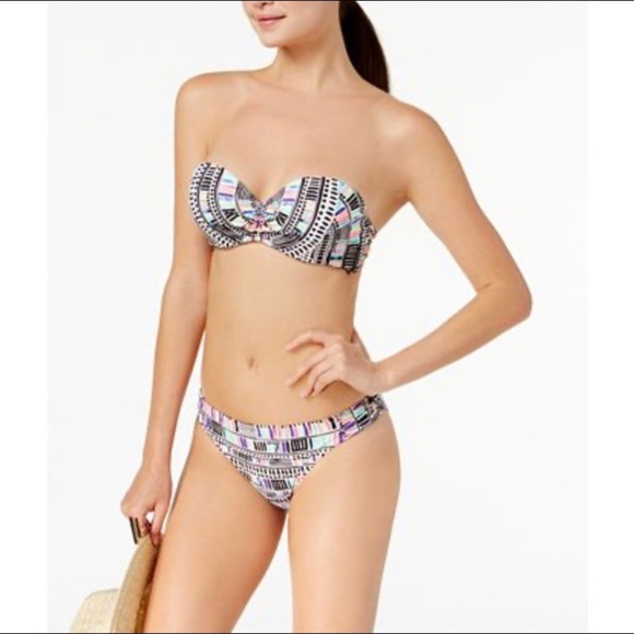 NWT California Waves Sea Glass Deco Bikini M - Picture 1 of 12